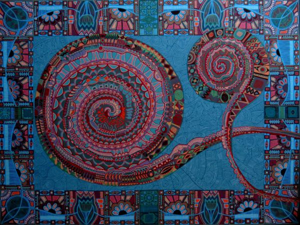 Acrylique sur toile 130x97